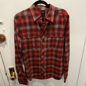 Nau plaid flannel shirt
